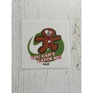 Scratch & sniff happy Allie scented Sticker Matte Single Gingerbread